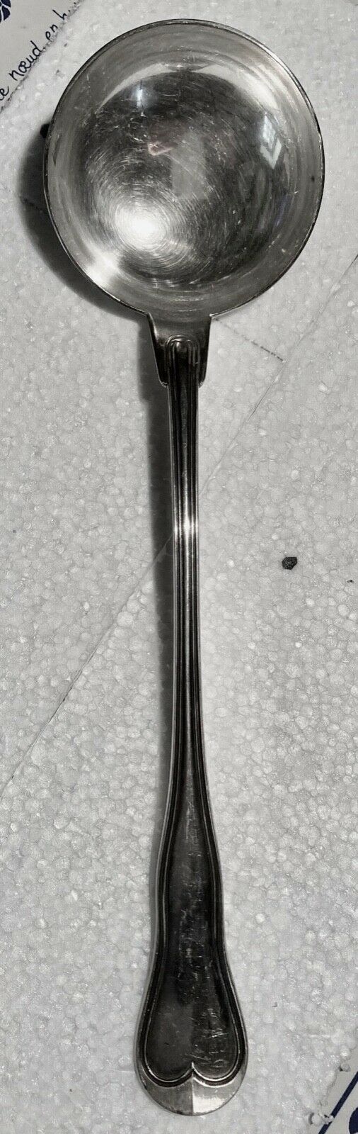 ladle soup excellent condition, silver metal.signed Christofle - art deco model