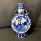Porcelain gourd vase, signature China, 19th century