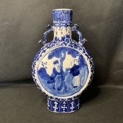 Porcelain gourd vase, signature China, 19th century