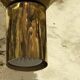 Hammered brass light fixture 40cm