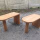 Bench table end of sofa wood Scandinavian design