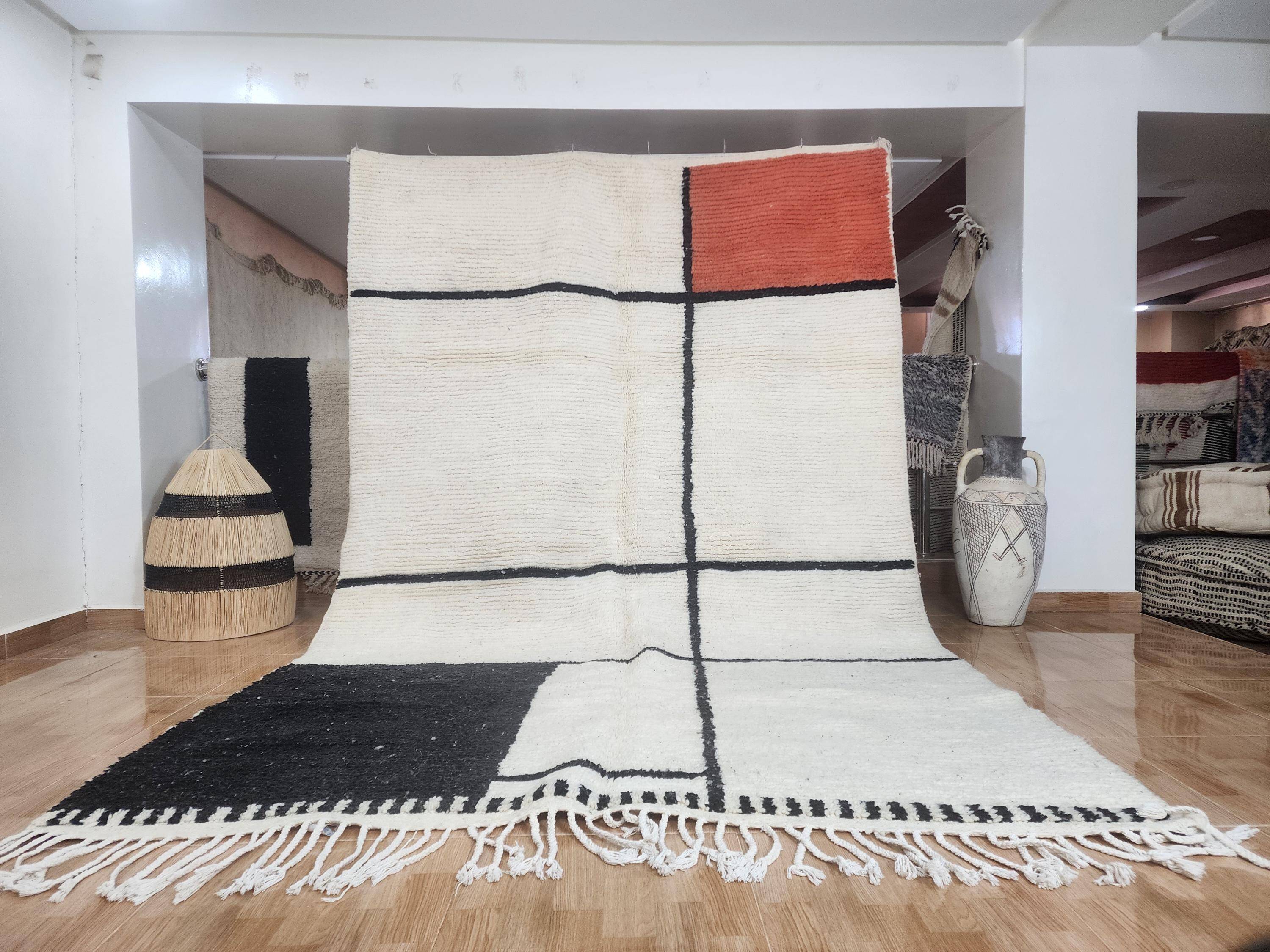 Unique handmade Berber rug 2.5x1.5 m