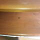 Rolling bar serving table in solid elm by Ercol, England, circa 1960