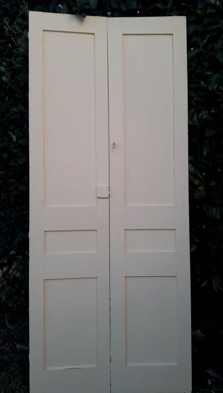 Pair of doors 218,5x92,5cm old closet