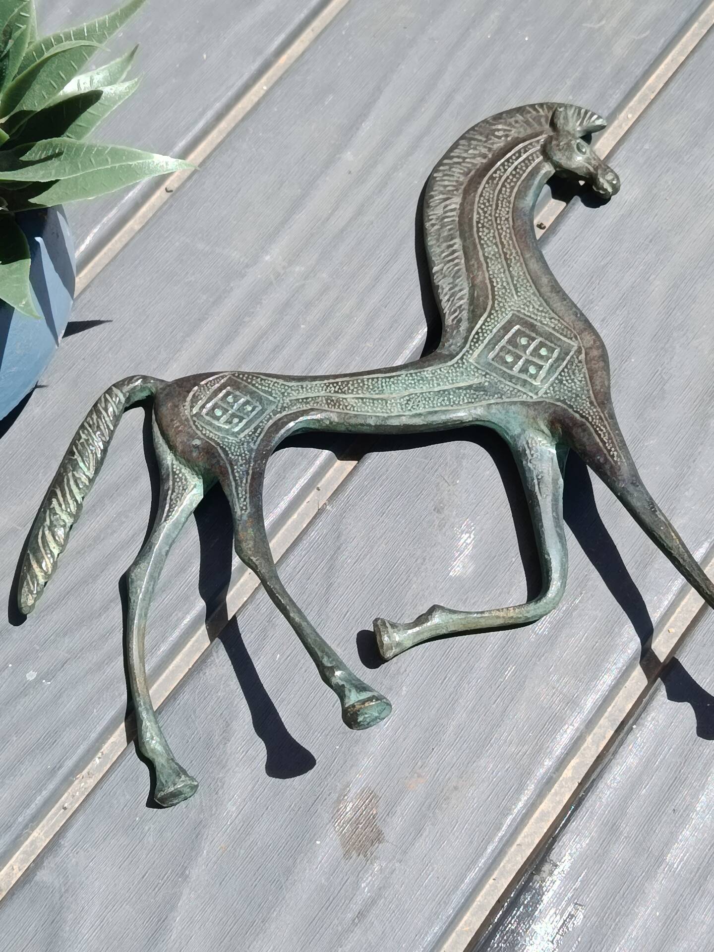 Etruscan bronze horse