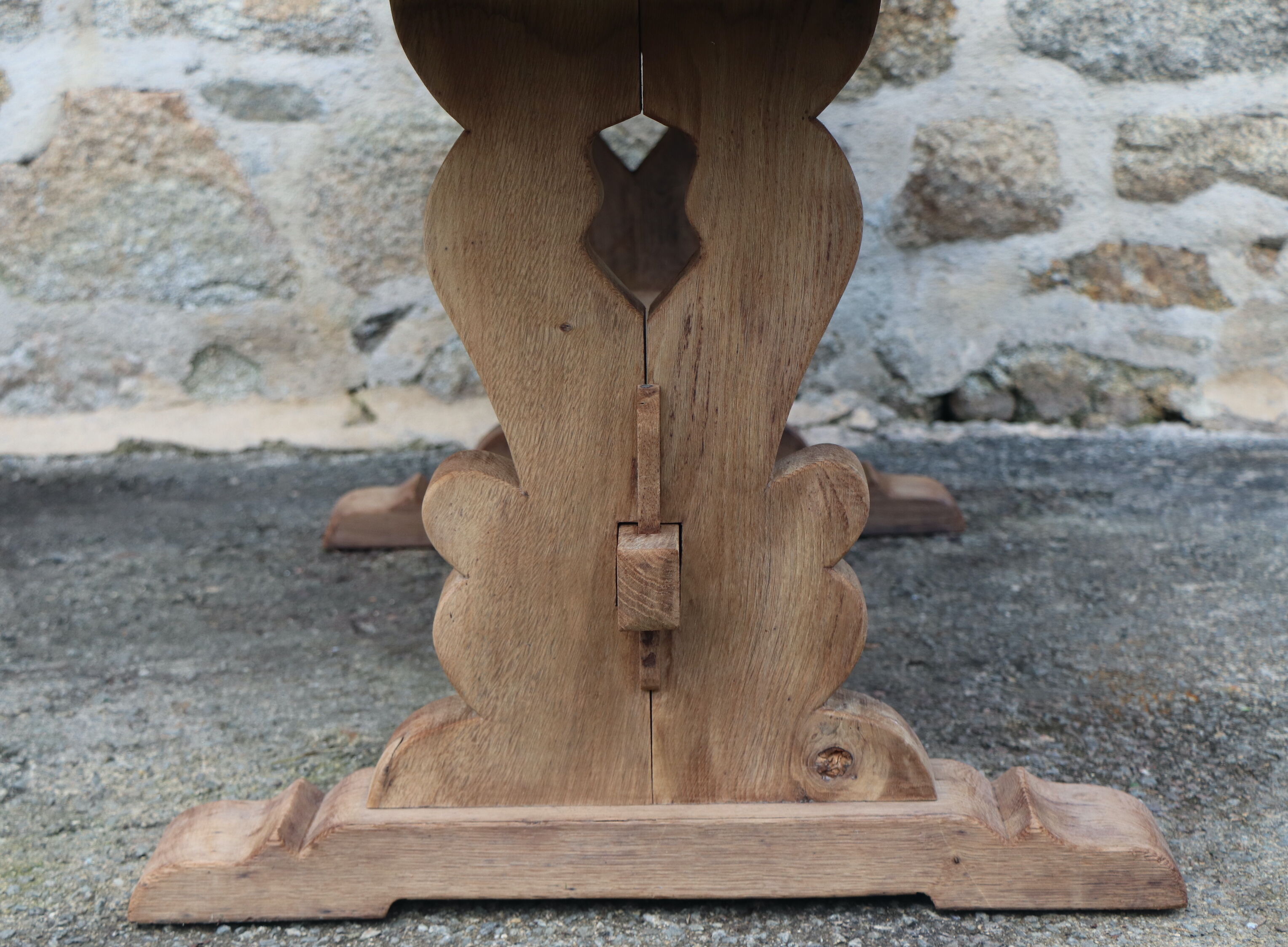 Wooden monastery table XIX