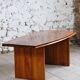 Large table in solid elm, 1970