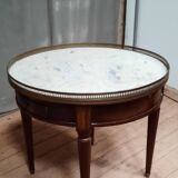 Louis XVI style coffee table "bouillotte"