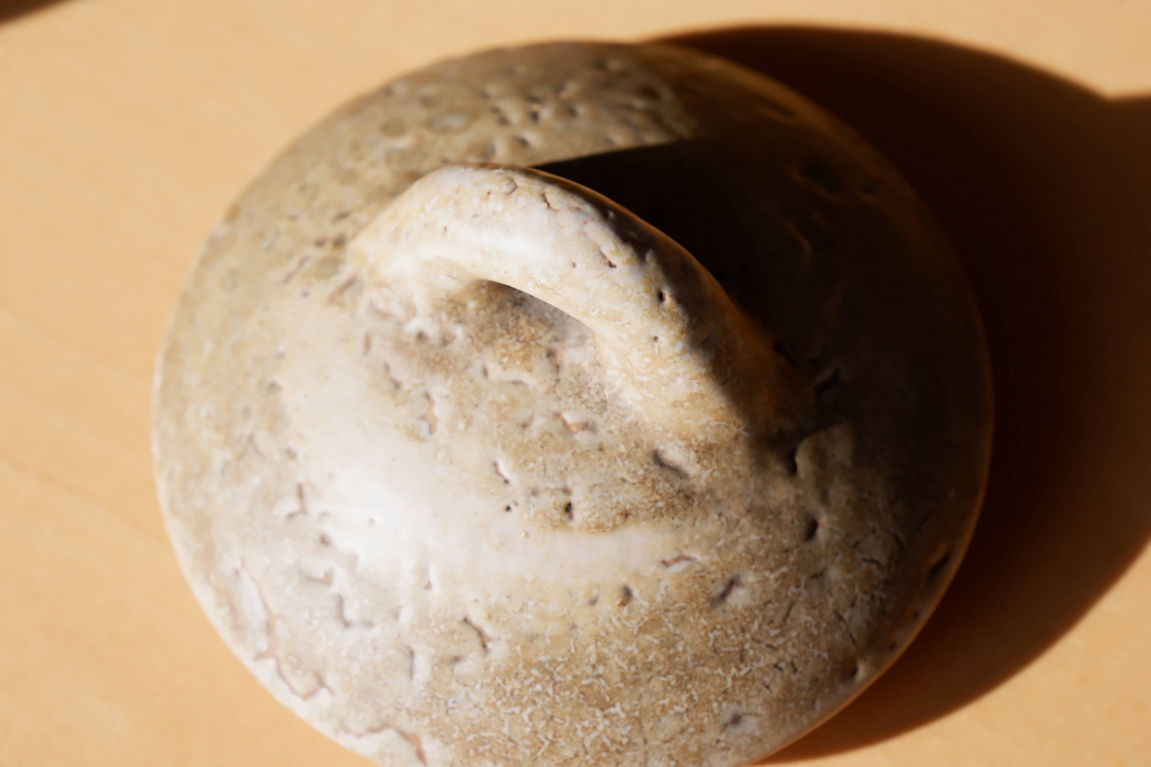 Empty pocket, Vase, the 2 potters, Jacques Serreet Michelle Bargoin, enameled lava circa 1960