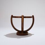 Wooden pedestal table, art deco, 1930s