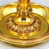 Bronze Bouillotte Lamp in Solid Empire Style Five Lights * Lucien Ga