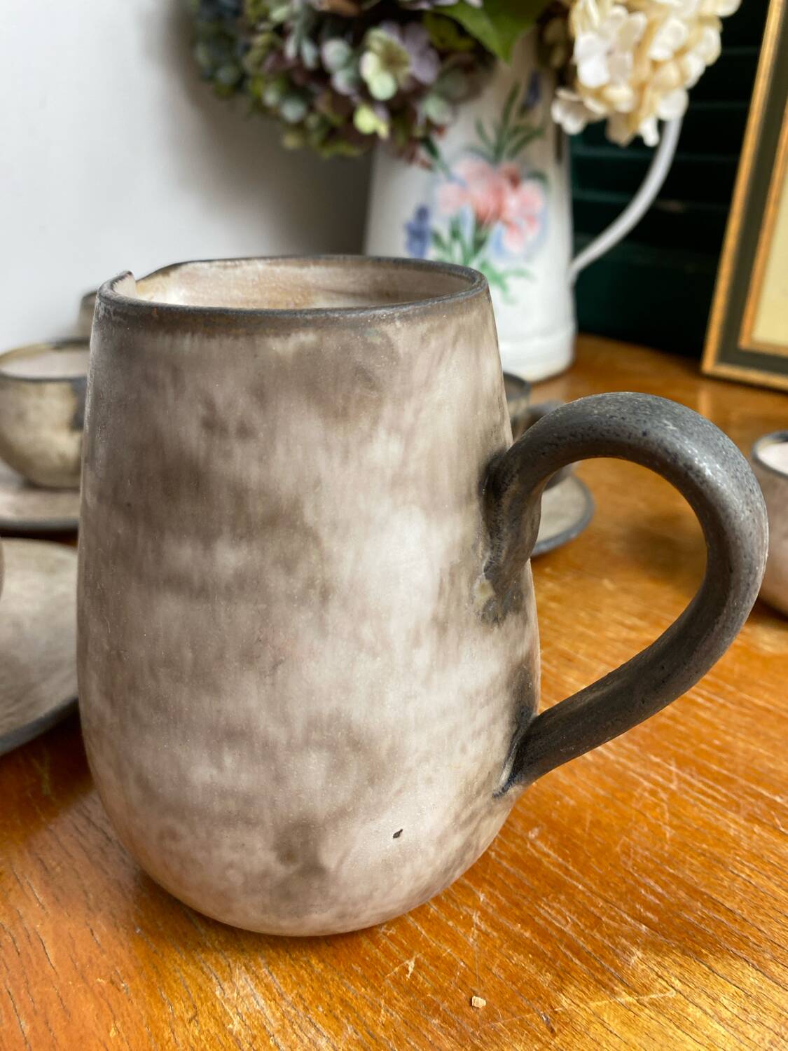 Coffee service, ceramic, Félix Céram, Vallauris