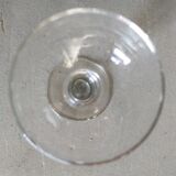 Set of four vintage French glasses for liquor