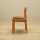 Ensemble de quatre chaises en hêtre, design italien, années 1970, production : Italie