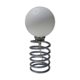 Spring lamp and opaline design