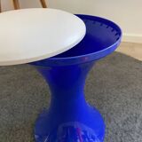Tabouret tam tam bleu vintage