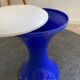 Vintage blue tam tam stool
