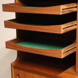 Enfilade haute scandinave édition Samcom en teck, 1960