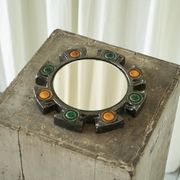 Atelier Berlemont Ceramic Wall Mirror 1960s