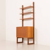 Poul Cadovius free standing wall unit for Cado, 1960s