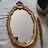 Louis XVI style gilded mirror