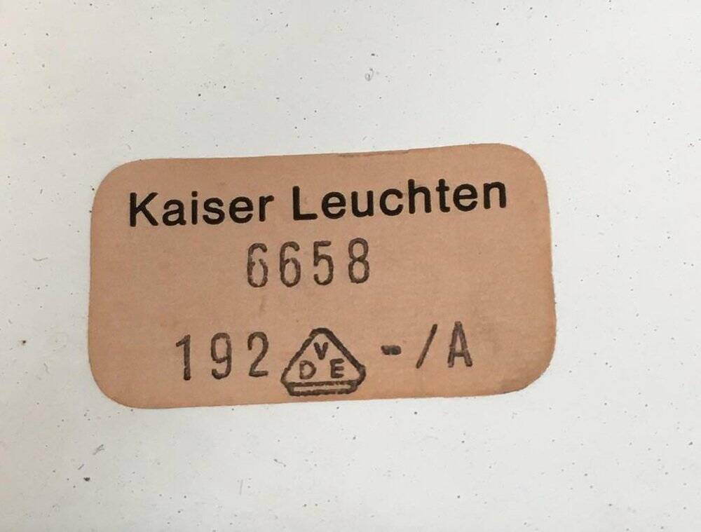 Mid-Century German Minimalist 6658 Table Lamps from Kaiser Idell / Kaiser Leuchten, 1960s, Set of 2