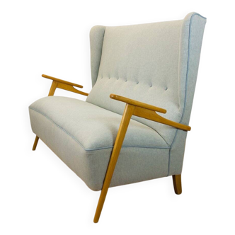 Mid-Century Spanish Two-Seater Sofa, 1950s