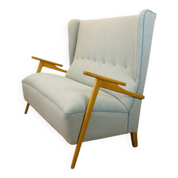 Mid-Century Spanish Two-Seater Sofa, 1950s