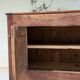 Buffet bas en bois massif sur roulettes – style industriel & campagne