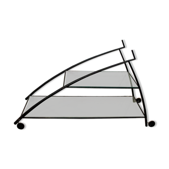Italy iron and glass trolley 80