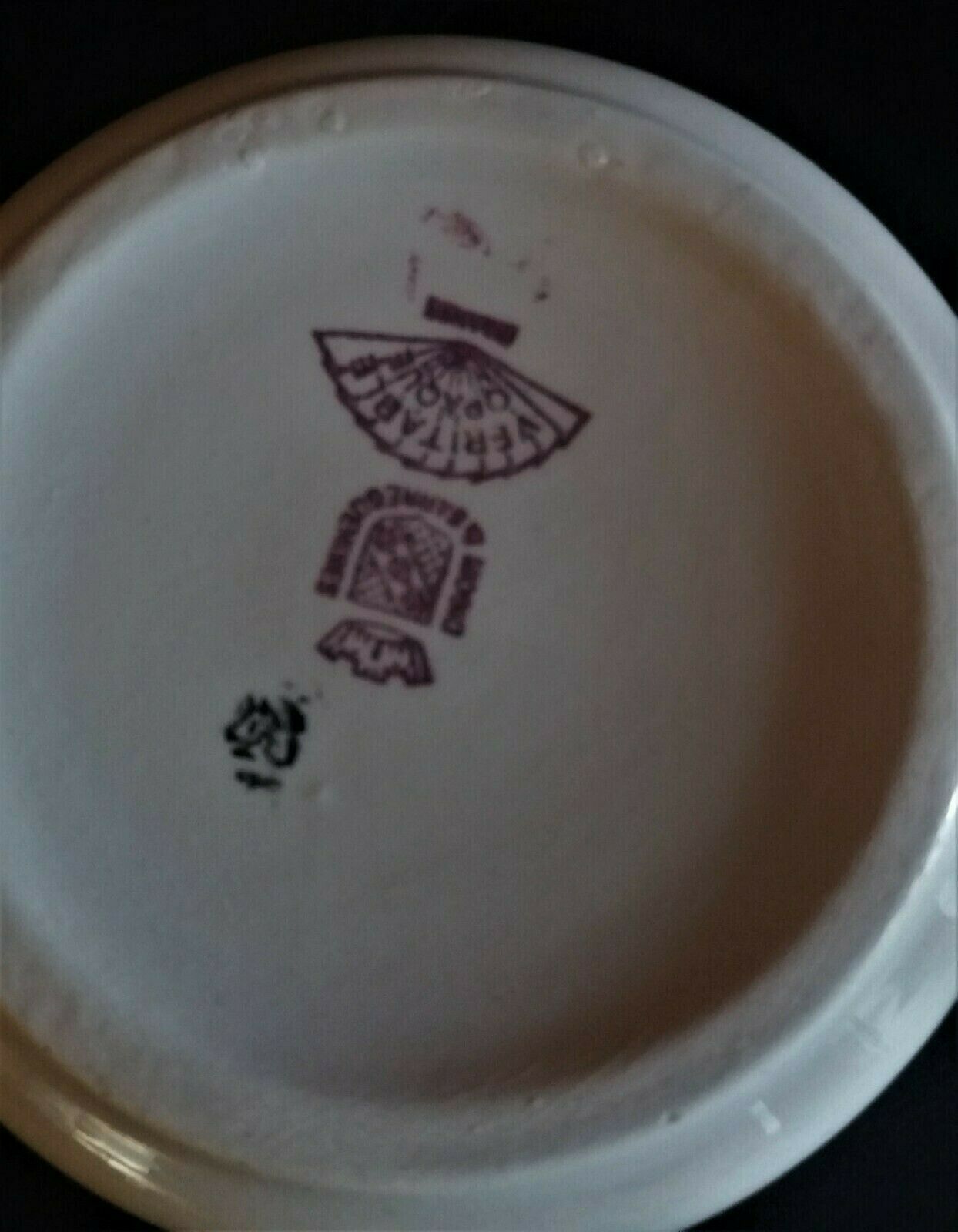 Earthenware bowl Sarreguemines décor clowns 60s