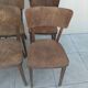 6 chaises bistrot thonet czechoslovakia vintage année 50