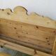 Vintage pine bed chalet style Savoie for one person