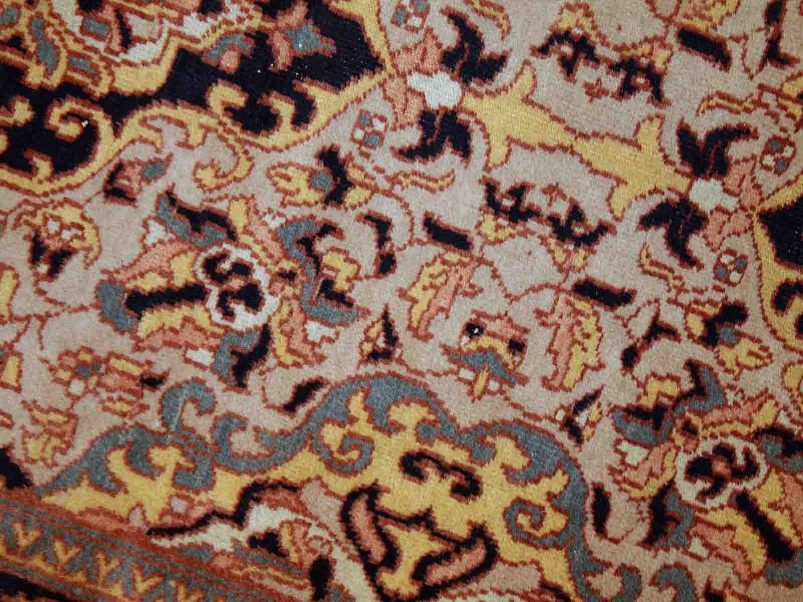 Pakistani carpet Lahore handmade 95cm x 154cm 1970