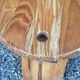 Tabouret pin massif pliable design Adrian Reed, modèle "suzy"