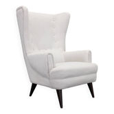 Fauteuil à oreilles restauré des années 1960, Tchécoslovaquie