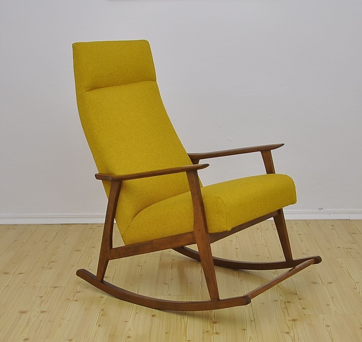 Yellow rocking chair, 1960s