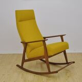Yellow rocking chair, 1960s