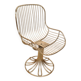 Metal chair by Gastone Rinaldi 1960 cushion piet mondrian very good and