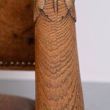 Dutch 19th Century Oak Baroque open Arm Chair