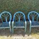 Lot of 3 vintage garden chairs/armchairs