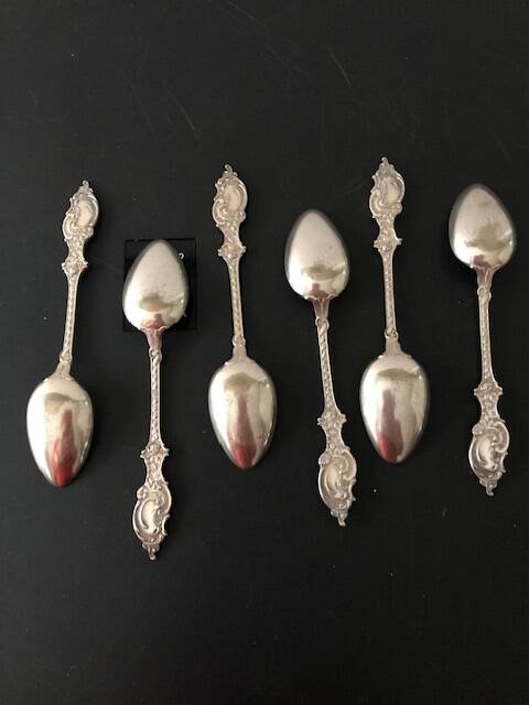 6 WMF mocha spoons 1886 - 1903