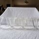 Set of 8 vintage bistro glass ice cream bowls.