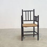 1930s Bobbin easy chair - High back