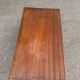 Vintage rectangular side table in solid oak from the 1920s.