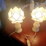 2 lampes de chevet
