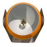 Pair of Space Age eyeball orange lamps by Massive Belgium