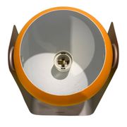 Pair of Space Age orange eyeball lamps by Massive Belgium