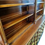 Grand cabinet d’apothicaire Art Déco en acajou et marbre, 1909