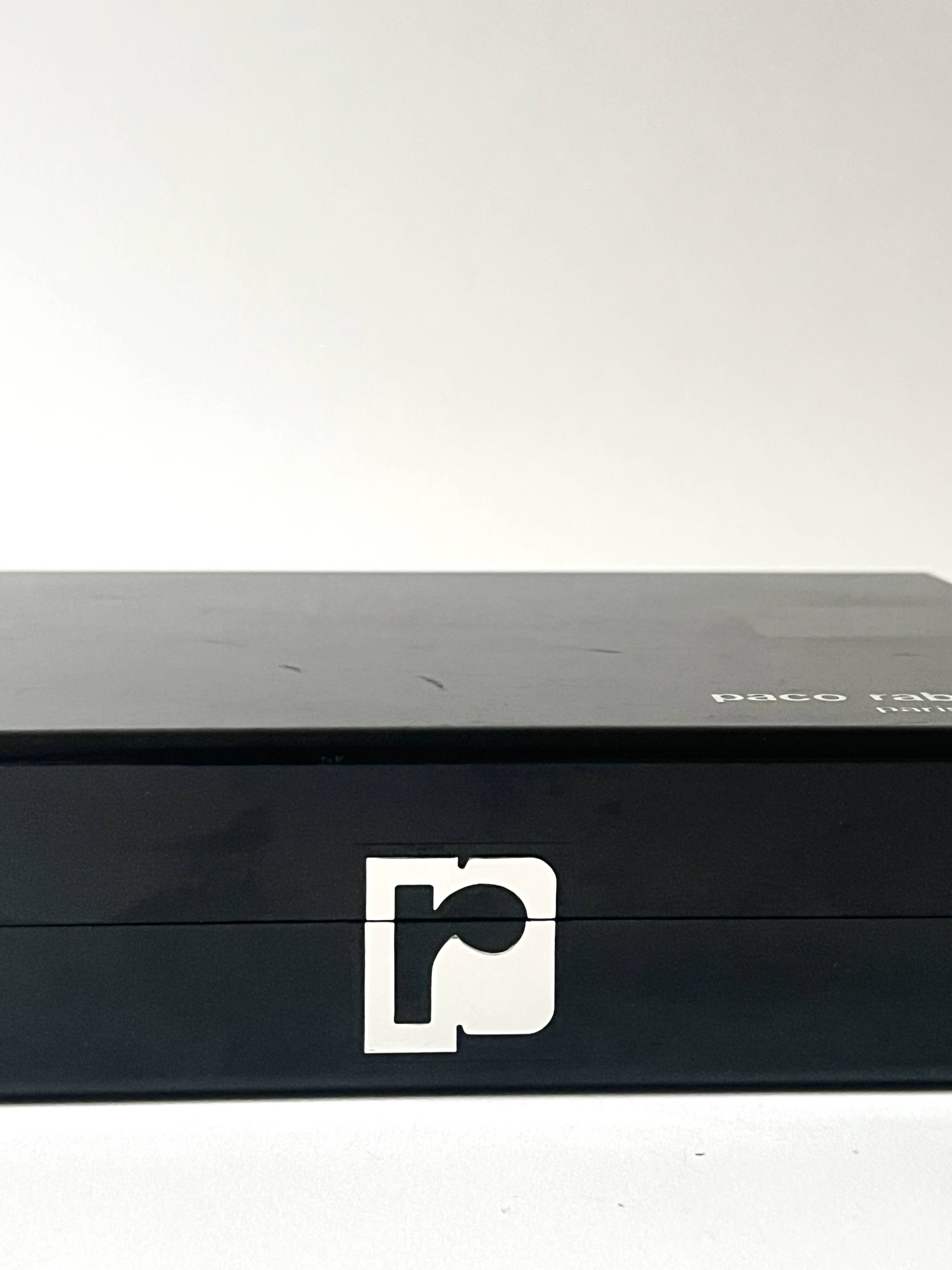 Tray - Closed storage box with lid by Parco Rabanne, around the 1970s.